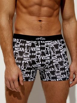 БOm_F Love 1234 Боксеры с открытой резинкой - nero
