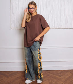 Футболка #КТ1 (22)-2, коричневый