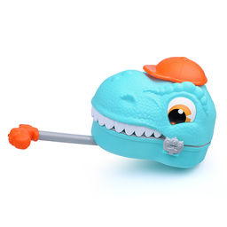 Автотрек "Дино: хранитель машин" (бирюзовый) в коробке