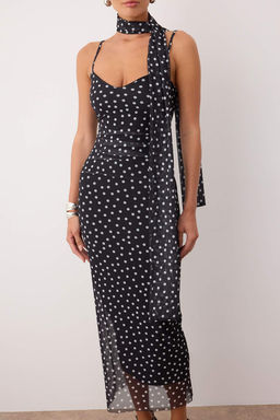 Yesil Fular Detayl? Tul Maxi Orme Elbise TPRSS25EL00314 - Trendyolmilla фото 20