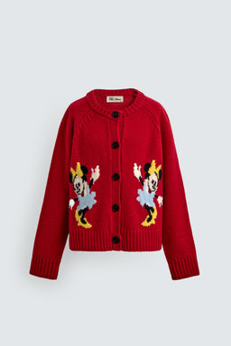 MINNIE MOUSE WOOL CARDIGAN HARRY LAMBERT FOR ZARA X DISNEY
