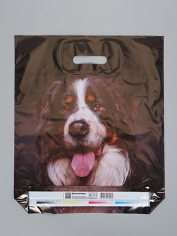 Цена за 50 шт. Пакет «Барон», полиэтиленовый с вырубной ручкой 40×47 см, 45 мкм