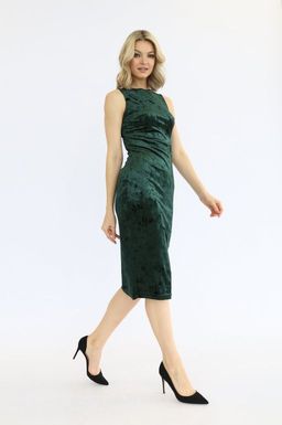 Платье-футляр из бархата - Looklikecat фото 3