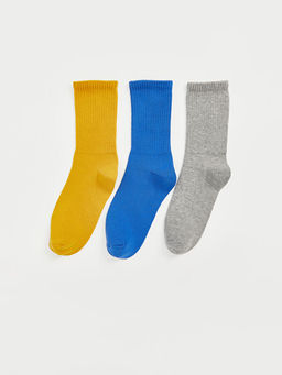 Basic Erkek ?ocuk Soket ?orap 3l?