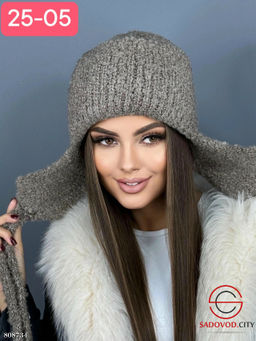 Зимняя шапка с теплой подкладкой на флисе