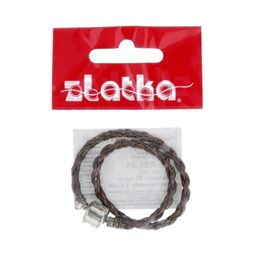 Zlatka Браслет плетеный RBL-01 21 см 5 шт СК/Распродажа №21 т.коричневый металлик  фото 4