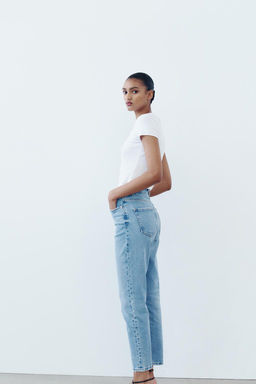 Z1975 MOM-FIT HIGH-WAIST JEANS - Zara фото 12