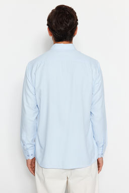 TRENDYOL MAN Gri Regular Nak?sl? Kolay Utulenebilir Smart Oxford Gomlek TMNAW24GO00089 - Trendyolmilla фото 6