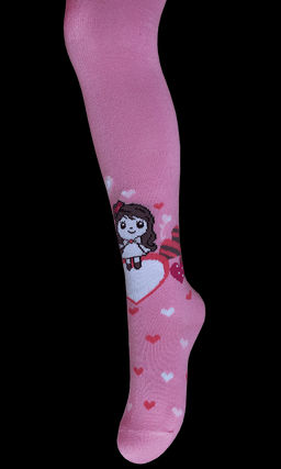 БРЕСТСКИЕ 3280 KIDS КОЛГОТКИ ДЕТСКИЕ (рисунок) розовый - Conte elegant фото 5