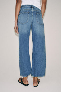 JEANS ZW COLLECTION ANKLE RELAXED TIRO MEDIO / Azul medio - Zara фото 5