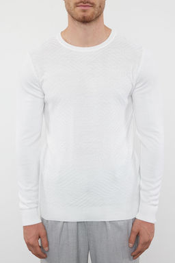 TRENDYOL MAN Kahverengi Slim Dar Kesim Bisiklet Yaka Dokulu Triko Kazak TMNAW25KZ00038 - Trendyolmilla фото 11
