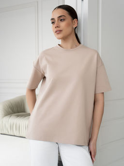 Футболка Оверсайз, цв. Бежевый