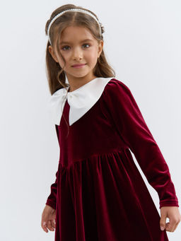 Воротник Молоко с имитацией банта