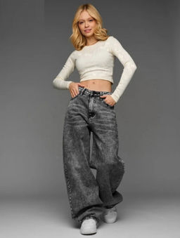 Джинсы багги