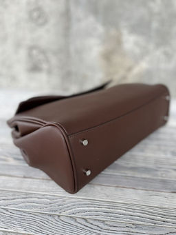 Женская кожаная сумка-портфель 8399-3 Кофе - Sergio valentini фото 6