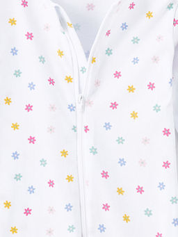 Bisiklet Yaka ?i?ekli K?z Bebek Tulum - Waikiki фото 3