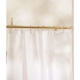 Штора для ванной «Ла Каса», с люверсами, 180×180 см, полиэстер, белая