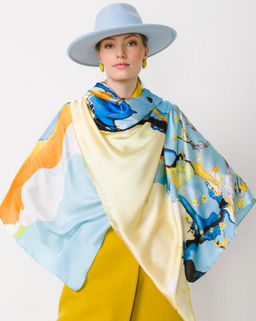 Большой вискоза шелк