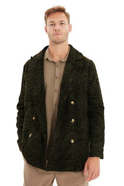 TRENDYOL MAN Haki Regular Fit Kruvaze K?sl?k Kase Kaban TMNAW21KB0027 - Trendyolmilla фото 7