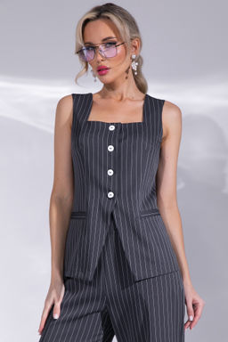 Жилет Мей (трюфель) - Эльза фото 5