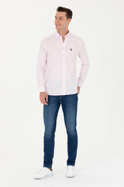 Мужская базовая рубашка с длинным рукавом Magnolia Неожиданная скидка в корзине - U.s. polo assn фото 4