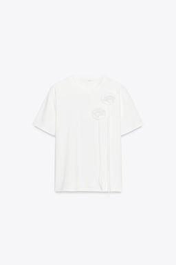 3D FLORAL T-SHIRT - Zara фото 4