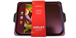 АП_VIOLET Противень 230*300 мм, 2 цельн руч, мет/кр, а/п, Сплав А5, арт. 3633023 Калитва