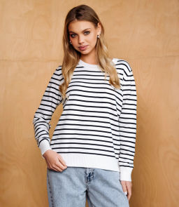 Джемпер #КТ712, белый