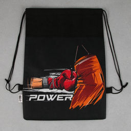 Сумка для обуви Power, нетканное полотно, размер 41х31 см - Artfox study фото 2