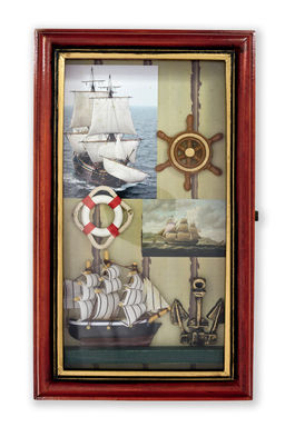 Ключница деревянная 15*25 см, №11 (в ассортименте) - Больше подарков фото 3