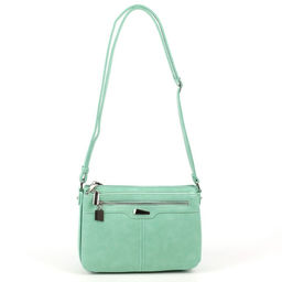 Женская сумка через плечо с тремя отделениями 87008 Бирюза - Cidirro фото 2