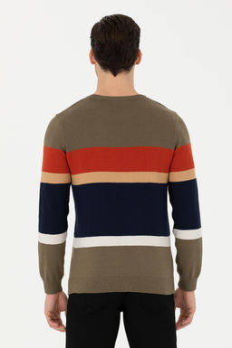 Мужской свитер цвета хаки - U.s. polo assn фото 19
