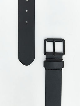 Deri G?r?n?ml? Erkek Kemer