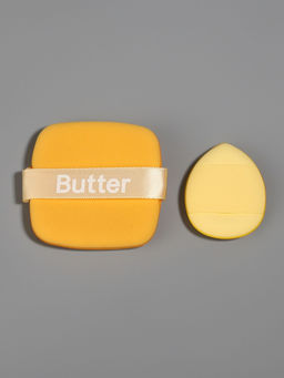 Цена за 2 шт. Спонжи для макияжа, в футляре, 2 шт., жёлтые