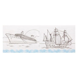 Цена за 2 шт. Раскраска для мальчиков Корабли, 12 стр., 3+