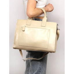 Сумка женская натуральная кожа RM-SH-8896-1, 1отд+карм/перег, плечевой ремень, бежевый SALE 261771 - Adelia фото 10