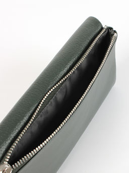 LACCOMA кошелек LA-1088-темно-зеленый натуральная кожа фото 5