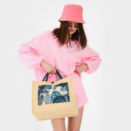 Сумка женская пляжная Тропики, 35х30х14 см - Nazamok фото 12