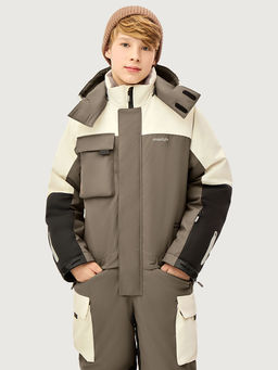 Комбинезон 8з4526 серый песок