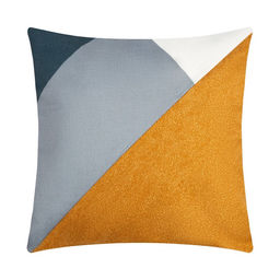 Наволочка декоративная Этель Геометрия цвет серый/желтый 45 х 45 см, 100% п/э  фото 7