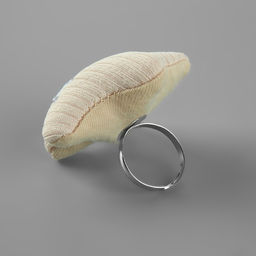 Цена за 2 шт. Игольница-кольцо «Звёздочка», 5×5×4 см, бежевая