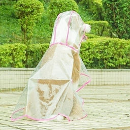 Дождевик для крупных пород собак "KOMFORT", прозрачный, р XL