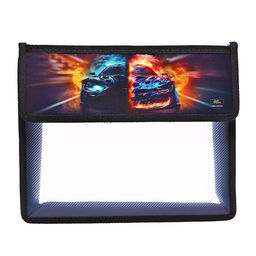 Папка для тетрадей, А5, пластиковая, 23×19×5 см «Тачка огонь»