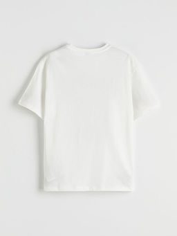 Bisiklet Yaka Zootopia Bask?l? K?z ?ocuk Ti??rt