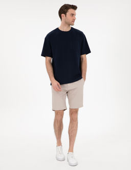 Lacivert Comfort Fit Basic Ti__rt - Pierre cardin фото 4
