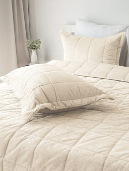 Наволочки декоративные вельвет 50x70 (2шт) молочный