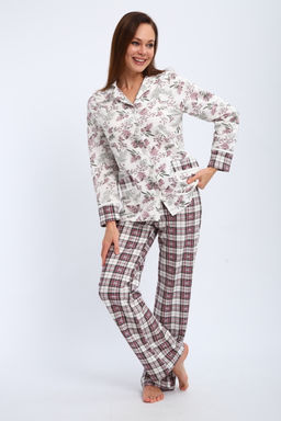 Пижама женская из футера Салли укроп