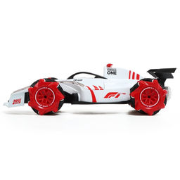 Машинка на пульте управления Формула, радиоуправление, работает от аккумулятора, эффект дыма, свет, цвет белый - Simaland фото 2