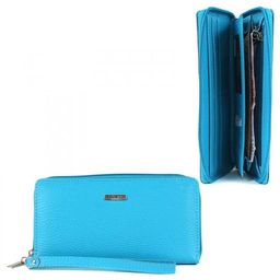 Портмоне женское Premier-S-39 н/к, 4 отд, 9 карм, голубой флотер (324) 208438
