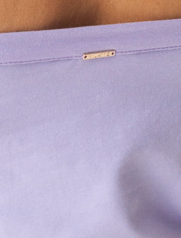 VILATTE / Топ с двуслойной зоной бра из премиального хлопка  фото 3